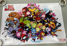 Load image into Gallery viewer, BIG MARVELS POSTER SIGNED BY SKOTTIE YOUNG!! ~ 24&quot; X 36&quot; ROLLED ~ NEW!