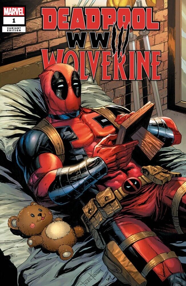 DEADPOOL & WOLVERINE: WWIII #1 TYLER KIRKHAM EXCLUSIVE Marvel 2024