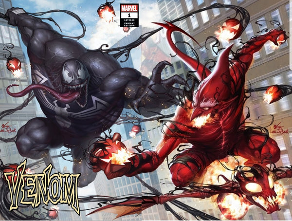 Venom #1/Amazing Spider-man #801 Trade Dress Inhyuk Lee Connecting Comics Set