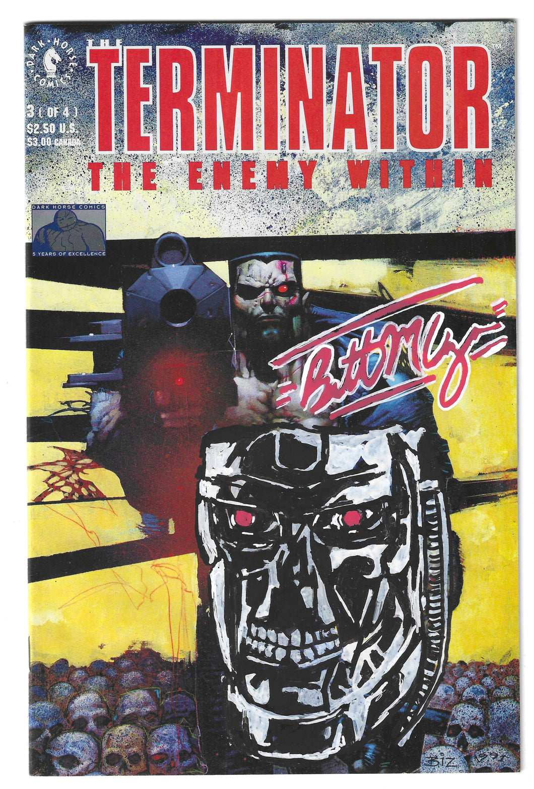 Terminator #3 | Brett Azar Original T-800 Remark – Cowabunga