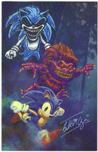 Load image into Gallery viewer, Brett Azar Sonic The Hedgehog Remark Cover | SDCC Sketch Book