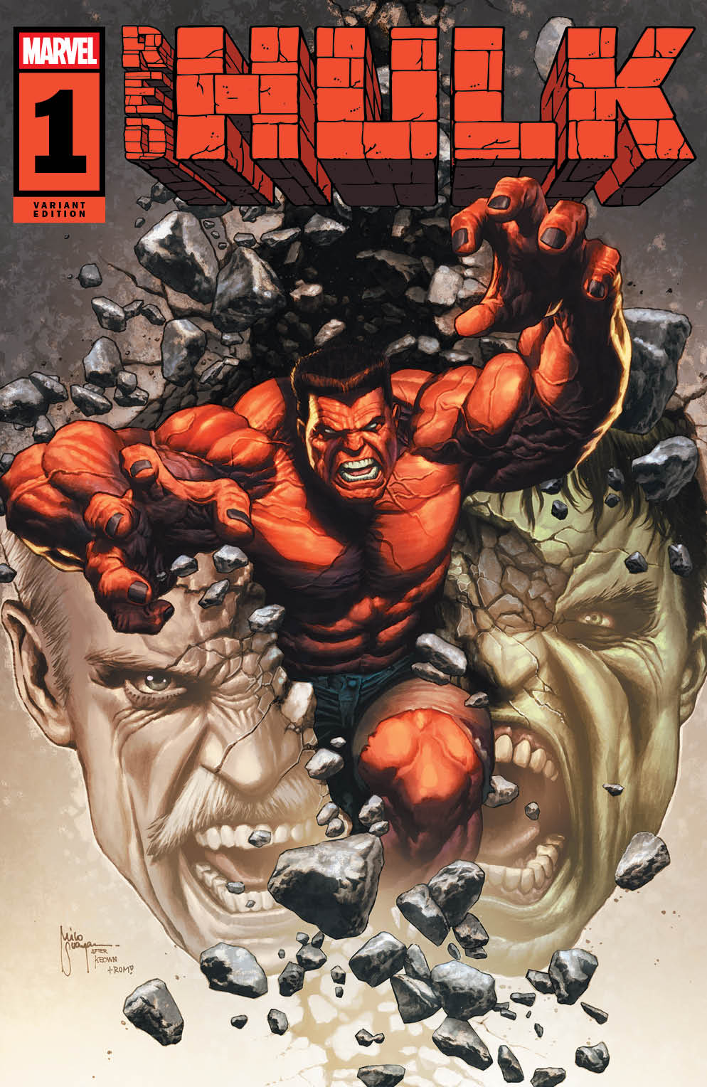 RED HULK #1 MICO SUAYAN EXCLUSIVE