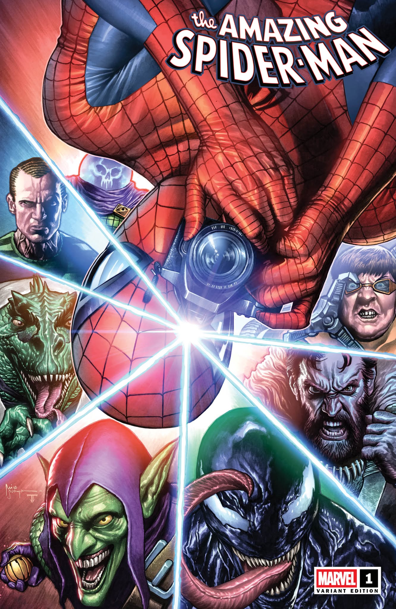 Amazing Spider-Man #1 2025 by Mico Suayan Trade Dress C2E2