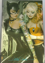 Load image into Gallery viewer, [Signed by Nathan Szerdy] [FOIL] HARLEY QUINN #31 NATHAN SZERDY (616) EXCLUSIVE CATWOMAN TATTOO FOIL VIRGIN VAR [IN STOCK]