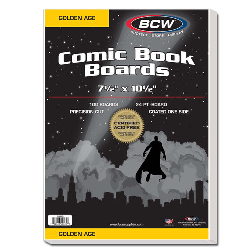 Golden Age Backer Boards, 100ct