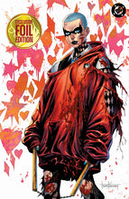 Load image into Gallery viewer, [FOIL] ABSOLUTE BATMAN #23 TYLER KIRKHAM HARLEY QUINN BATTLE DAMAGED EXCLUSIVE VIRGIN VAR (08/12/2026)