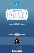 Load image into Gallery viewer, ABSOLUTE BATMAN #21 STEPHEN SEGOVIA EXCLUSIVE VAR (06/17/2026)