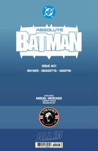 Load image into Gallery viewer, ABSOLUTE BATMAN #21 MIGUEL MERCADO EXCLUSIVE VAR (06/17/2026)