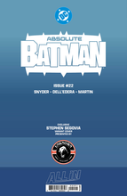 Load image into Gallery viewer, ABSOLUTE BATMAN #22 STEPHEN SEGOVIA EXCLUSIVE VAR (07/08/2026)