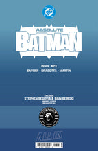 Load image into Gallery viewer, [FOIL] ABSOLUTE BATMAN #23 STEPHEN SEGOVIA EXCLUSIVE VIRGIN VAR (08/12/2026)