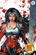 Load image into Gallery viewer, [FOIL] ABSOLUTE WONDER WOMAN #23 TYLER KIRKHAM BATTLE DAMAGED EXCLUSIVE VIRGIN VAR (08/26/2026)