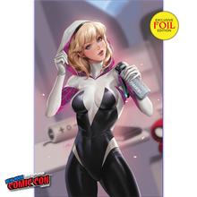 Load image into Gallery viewer, [Foil] Amazing Spider-Man #32 [G.O.D.S.] Unknown Comics Leirix Exclusive NYCC Foil Virgin Var (10/18/2023)