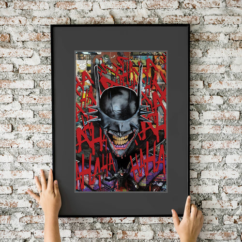 Batman who Laughs Collage 11x17 Fine Art Print