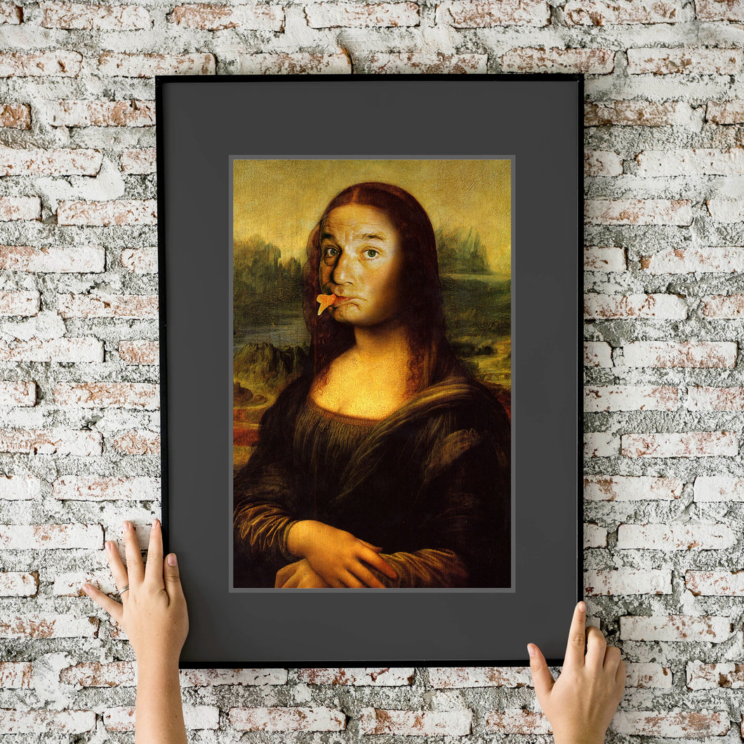 Bill Murray Mona Lisa Swedish Fish 11x17 Fine Art Print
