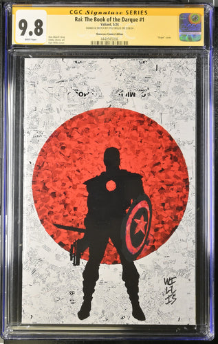 Rai: The Book of the Darque #1, Showcase Edition, Kyle Willis Remark CGC 9.8