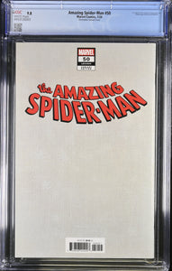 Amazing Spider-Man #50 CGC 9.8 Christopher Variant Cover 2024