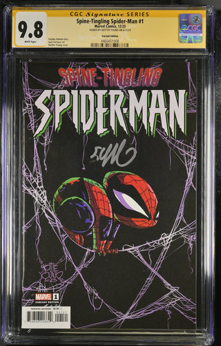 Spine-Tingling Spider-Man #1 Skottie Young Variant Signed CGC 9.8