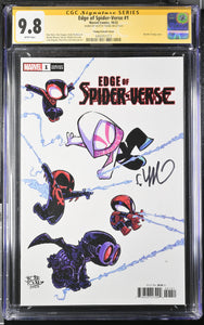 Edge of Spider-verse #1 , Skottie Young, CGC SS 9.8