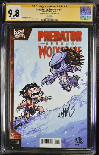 Predator vs. Wolverine #1 Skottie Young Signed Variant CGC 9.8