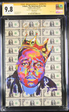 Load image into Gallery viewer, Tribute: The Notorious B.I.G. SIGNED BY KYLE WILLIS CGC SS 9.8