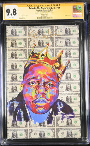 Tribute: The Notorious B.I.G. SIGNED BY KYLE WILLIS CGC SS 9.8