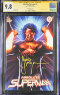Absolute superman #3 Mico Suayan Signed MegaCon Exclusive CGC 9.8