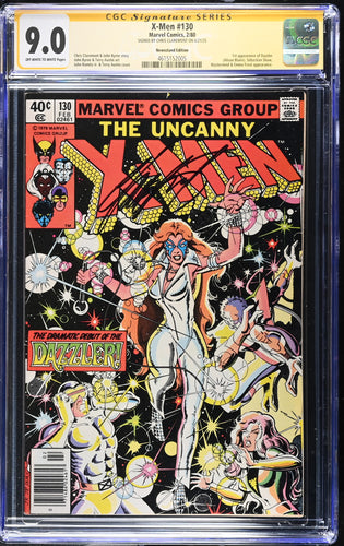 X-Men #130 Newsstand, 1980-Signed by Chris Claremont-1st Dazzler! CGC 9.0