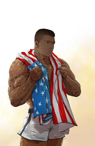 Tribute: Muhammad Ali – Cowabunga Comics Exclusive Cover by MJHIBLEN