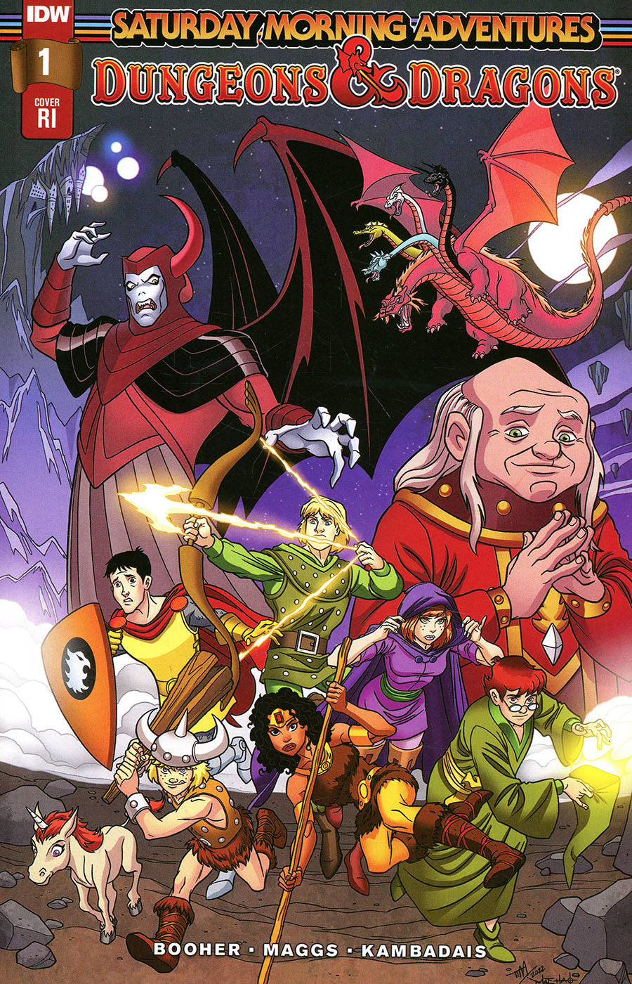 Dungeons & Dragons: Saturday Morning Adventures Issue #1 - Tim Levins - Cover C