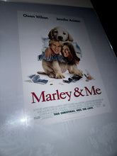 Load image into Gallery viewer, MARLEY &amp; ME Movie Poster Original 27x40 DS 2008 JENNIFER ANISTON + OWEN WILSON