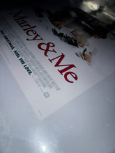 Load image into Gallery viewer, MARLEY &amp; ME Movie Poster Original 27x40 DS 2008 JENNIFER ANISTON + OWEN WILSON