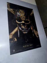 Load image into Gallery viewer, PIRATES OF THE CARIBBEAN DEAD MEN TELL NO TALES ORIGINAL MOVIE POSTER 27x40