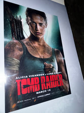 Load image into Gallery viewer, Tomb Raider Original Double-Sided 27x40 Theatrical One-Sheet Movie Poster (2018)