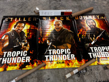 Load image into Gallery viewer, Rare Tropic Thunder Complete Set of 3 Vinyl Theater Lobby Banners 5x3 Feet 2008