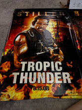 Load image into Gallery viewer, Rare Tropic Thunder Complete Set of 3 Vinyl Theater Lobby Banners 5x3 Feet 2008
