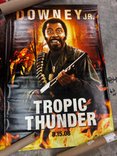 Load image into Gallery viewer, Rare Tropic Thunder Complete Set of 3 Vinyl Theater Lobby Banners 5x3 Feet 2008