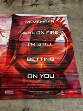 Load image into Gallery viewer, Rare The Hunger Games: Catching Fire 3-Panel Vinyl Theater Display 2013