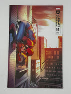 [Signed by Hickman] Ultimate Spider-Man #14 Unknown Comics Andolfo Exclusive Var [INST]
