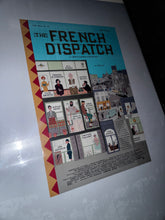 Load image into Gallery viewer, French Dispatch 2021 DS 27x40 Theatrical Movie Poster Wes Anderson