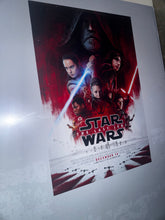 Load image into Gallery viewer, Star Wars Last Jedi 2017 DS 27x40 Theatrical Movie Poster