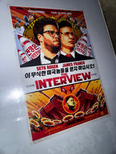Load image into Gallery viewer, Interview 2014 DS 27x40 Theatrical Movie Poster Rogen Franco
