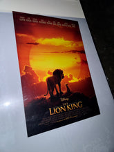 Load image into Gallery viewer, DISNEY THE LION KING  2019 ORIGINAL MOVIE THEATER POSTER 27 x 40 DOUBLE SIDED DS