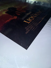 Load image into Gallery viewer, DISNEY THE LION KING  2019 ORIGINAL MOVIE THEATER POSTER 27 x 40 DOUBLE SIDED DS