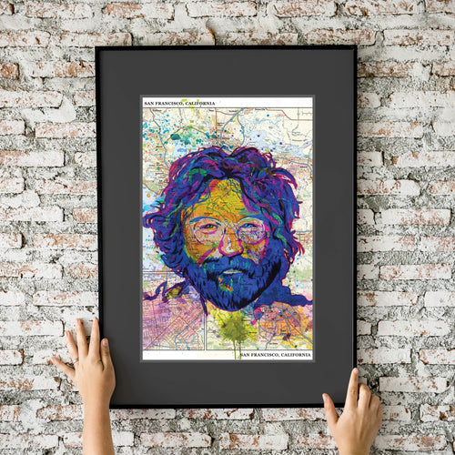 Jerry Garcia Atlas 11x17 Fine Art Print