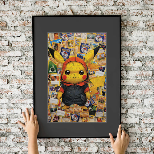 Pokémon Pikachu Collage 11x17 Fine Art Print