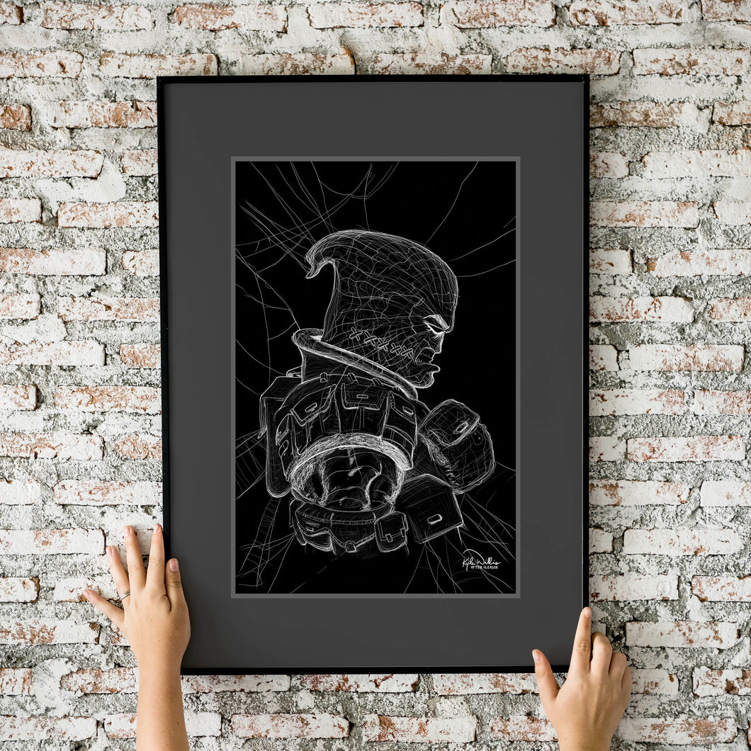 Pouches inspired by Pat Gleason 11x17 Fine Art Print