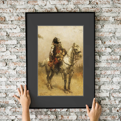 Predator Horseback 11x17 Fine Art Print
