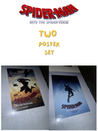 Spider-Man Into the Spider-Verse 2018 TWO Original Movie Poster 27x40 DS Set