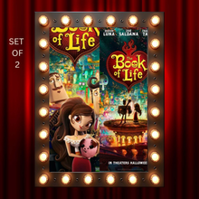 Load image into Gallery viewer, THE BOOK OF LIFE 2014-- SET OF TWO original 27x40 D/S movie posters
