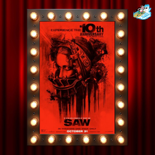 Load image into Gallery viewer, Saw 10th Anniversary DS 27x40 Theatrical One-Sheet Movie Poster